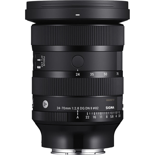 Sigma 24-70mm f2.8 DG DN II Art Lente Zoom Full Frame Ligera 6.7" Distancia Mínima enfoque