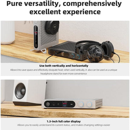 FiiO K19 DAC y Amplificador de Auriculares con 768kHz 32Bit y Display