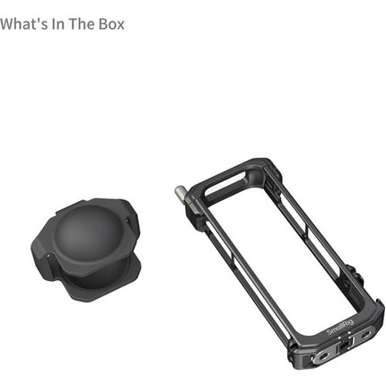 SmallRig Jaula de Cámara para Insta360 X4 con Montura 1/4"-20 y Protector de Lente de Silicona