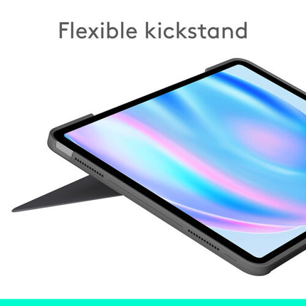 Logitech Combo Touch Funda Teclado Retroiluminado para iPad Air 13" M2 M3 con Lápiz Digital