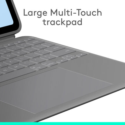 Logitech Combo Touch Funda Teclado Retroiluminado para iPad Air 13" M2 M3 con Lápiz Digital