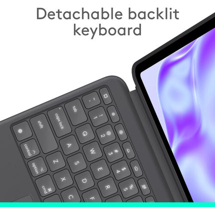 Logitech Combo Touch Teclado Retroiluminado para iPad Pro 13" M4 con Pencil Digital USB-C