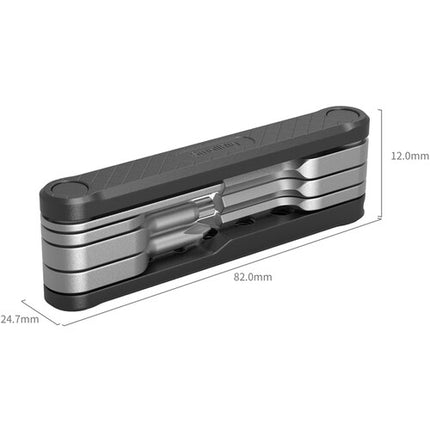 SmallRig 4681 Multiherramienta Plegable 7 Destornilladores 5 Orificios Rosca Acero Inoxidable