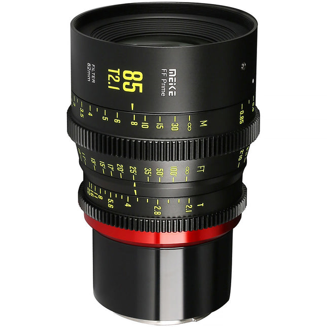 Meike 85mm T2.1 Lente Cine Prime para Sensor Full Frame con Montura RF