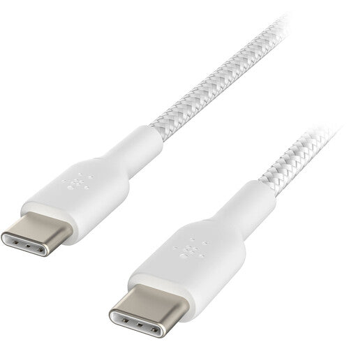 Belkin BoostCharge Cable USB-C trenzado 60W 2 Pack 2 metros blanco