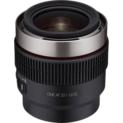 Rokinon Cine V-AF 20mm T1.9 Lente de Cine AF Full Frame 94.5° AOV