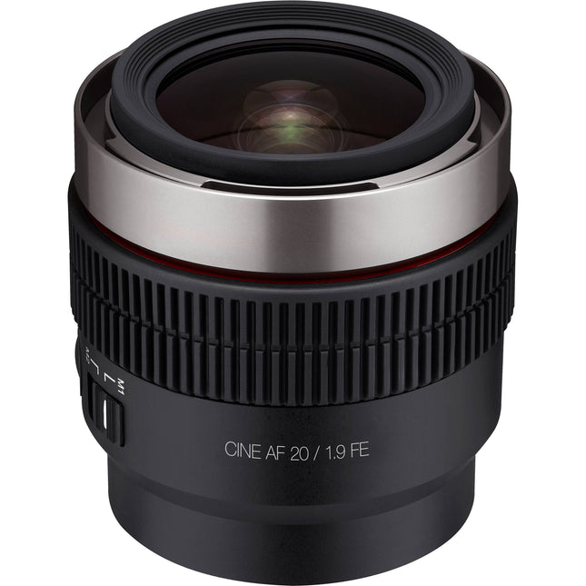 Rokinon Cine V-AF 20mm T1.9 Lente de Cine AF Full Frame 94.5° AOV