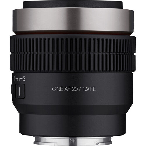 Rokinon Cine V-AF 20mm T1.9 Lente de Cine AF Full Frame 94.5° AOV