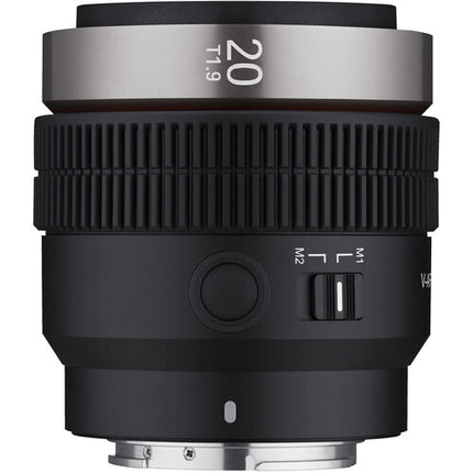 Samyang Cine V-AF T1.9 T2.3 FE Kit de 6 lentes cine 20 24 35 45 75 100mm Sony E