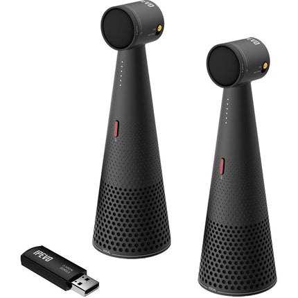 IPEVO DUET Two VOCAL Altavoces con Bluetooth 5.1 Dongle y 40 Horas Batería