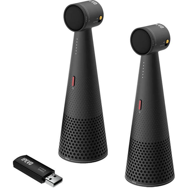 IPEVO DUET Two VOCAL Altavoces con Bluetooth 5.1 Dongle y 40 Horas Batería