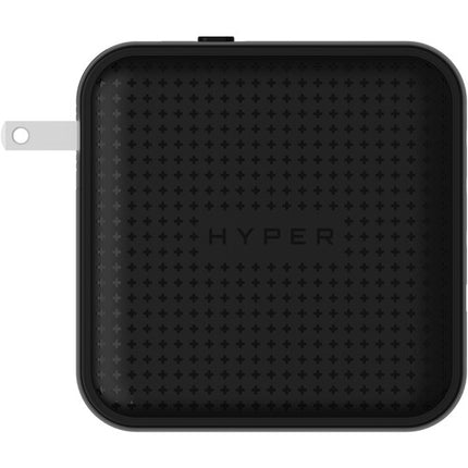 HYPER HyperJuice Cargador de Pared USB GaN 100W 4 Puertos Negro con Adaptadores EU UK ANZ