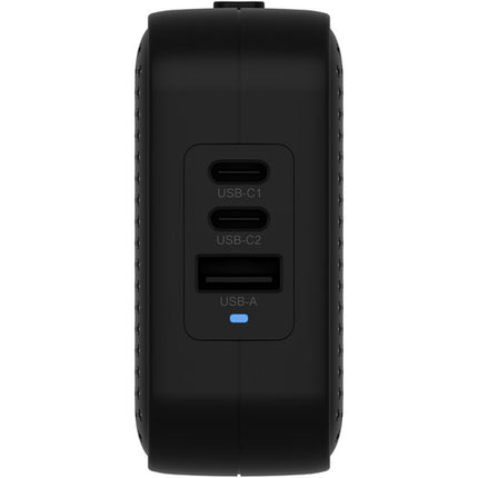 HYPER HyperJuice Cargador de Pared USB GaN 70W 3 Puertos Negro
