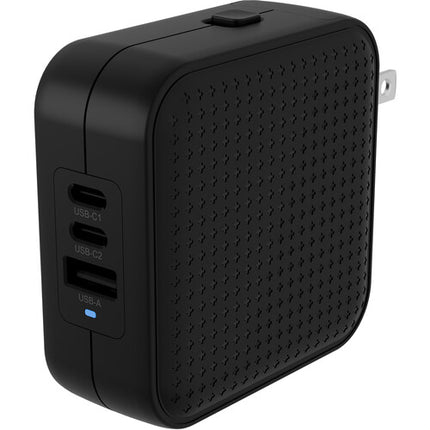 HYPER HyperJuice Cargador de Pared USB GaN 70W 3 Puertos Negro
