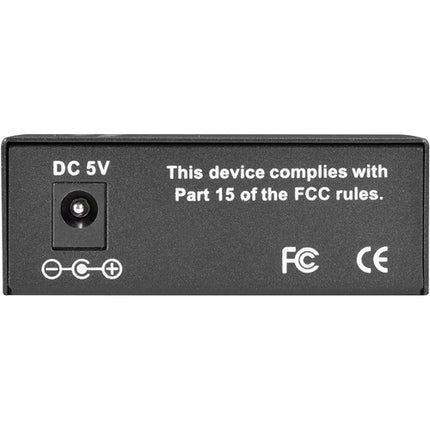Black Box LGC211A-R2 Convertidor de Medios Ethernet Gigabit con Fibra Multimodo 850nm