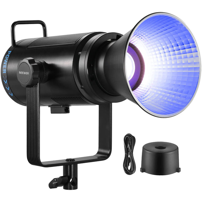 Neewer CB200C RGB LED Luz Continua 23000 Lux 2500-7500K con Reflector y Difusor