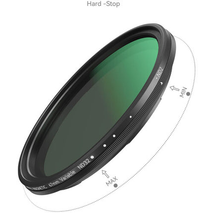 SmallRig Filtro ND Variable 67mm 1 a 5 Paradas con Anillo Adaptador