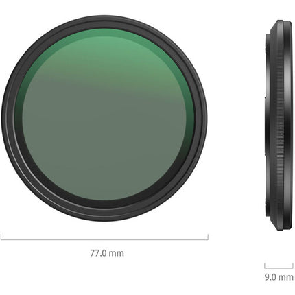 SmallRig Filtro ND Variable 67mm 1 a 5 Paradas con Anillo Adaptador