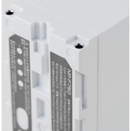 Weeylite NP-F750 Batería de Litio 7.4V 4400mAh con carga USB-C y LED