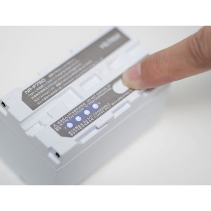 Weeylite NP-F750 Batería de Litio 7.4V 4400mAh con carga USB-C y LED