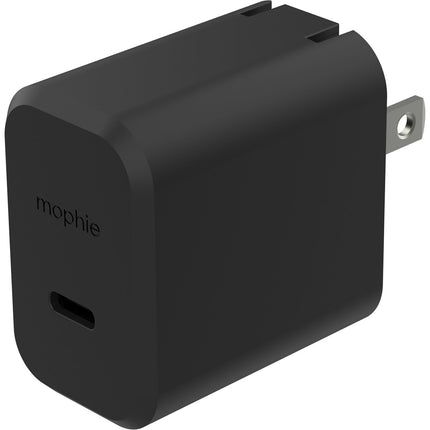 mophie 30W GaN Cargador de Pared Rápido USB-C con Tecnología PD y Protector de Sobrecalentamiento