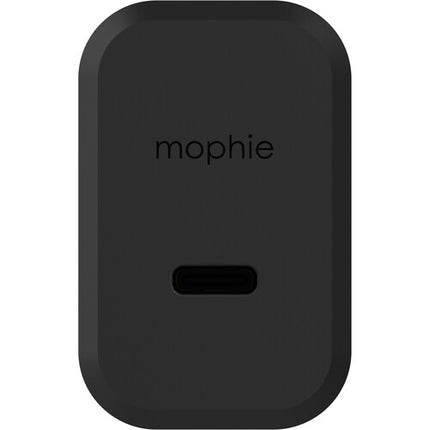 mophie 30W GaN Cargador de Pared Rápido USB-C con Tecnología PD y Protector de Sobrecalentamiento