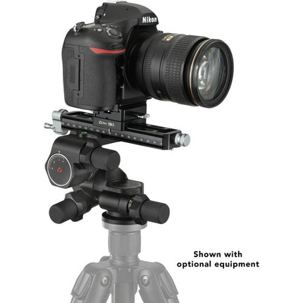 Oben GH3W-15 Cabezal de Engranajes 3 Vías con Rail Macro 7" y Capacidad 15 lb