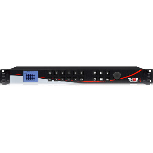 Thor 16x16 SDI Switcher y Multivisor 1080p60 con Pantalla LCD 2 Pulgadas
