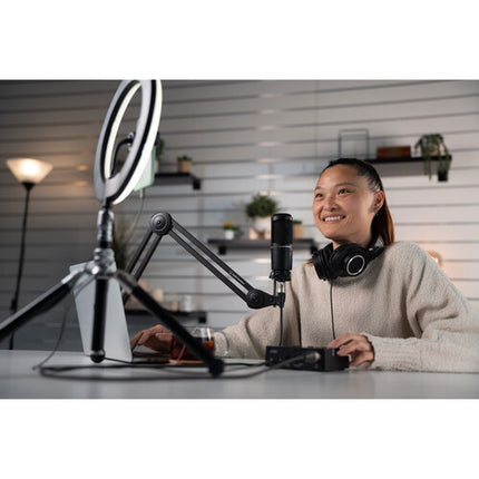 Audio-Technica AT-UMX3 Mezclador USB para Podcasting 3 Canales USB-C Negro