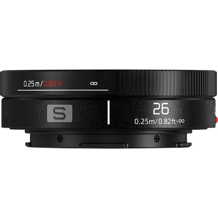 Panasonic LUMIX S 26mm f/8 Objetivo Full Frame con enfoque manual y ángulo de 80°