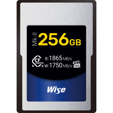 Wise Advanced Tarjeta de Memoria CFexpress 4.0 Tipo A 256GB 1865MB/s 1750MB/s