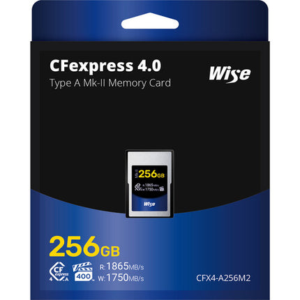 Wise Advanced Tarjeta de Memoria CFexpress 4.0 Tipo A 256GB 1865MB/s 1750MB/s