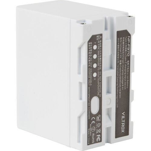 Viltrox L-Series Batería de Litio NP-F970 para Accesorios Carga USB 7H