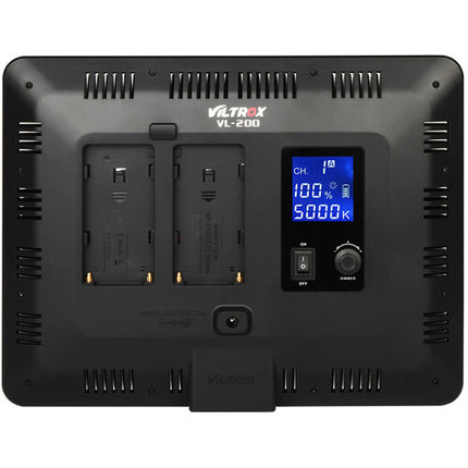 Viltrox VL-200T Luz LED Bicolor Panel 3300-5600K 2500 Lúmenes Control Remoto