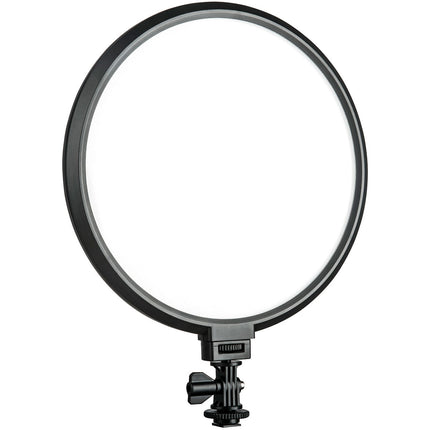 Viltrox VL-500T Luz LED Redonda Bicolor 3300-5600K 2000 Lúmenes Pantalla LCD Adaptador Ajustable