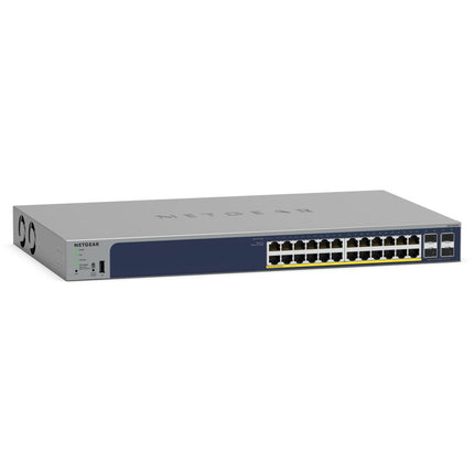 Netgear ProSafe GS728TPP Switch de Red Gestionado 24 Puertos PoE+ 380W Rack