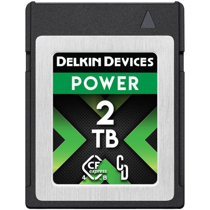 Delkin Devices 2TB POWER 4.0 CFexpress Tipo B Tarjeta de Memoria 3530 MB/s Lectura 3210 MB/s Escritura