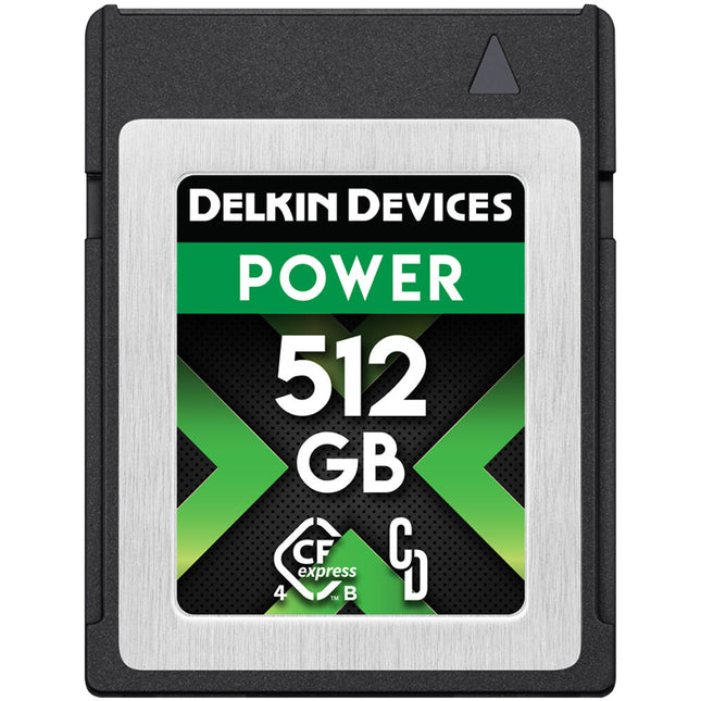 Delkin Devices POWER 4.0 CFexpress Tipo B Tarjeta de Memoria 512GB 3650MB/s Estuche