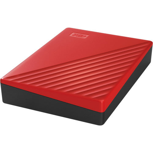 WD 6TB My Passport Disco Duro Externo USB 3.2 Gen 1 Rojo 6TB