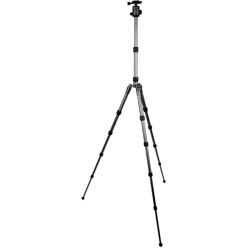 SLIK Rover A trípode de aluminio para viaje con cabezal esférico 14.7 a 62 pulgadas y carga 5 kg