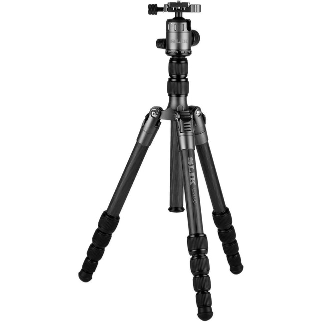 SLIK Rover C Trípode de Viaje Carbono con Cabezal Esférico 14.7 a 62 Pulgadas 11 lb Capacidad