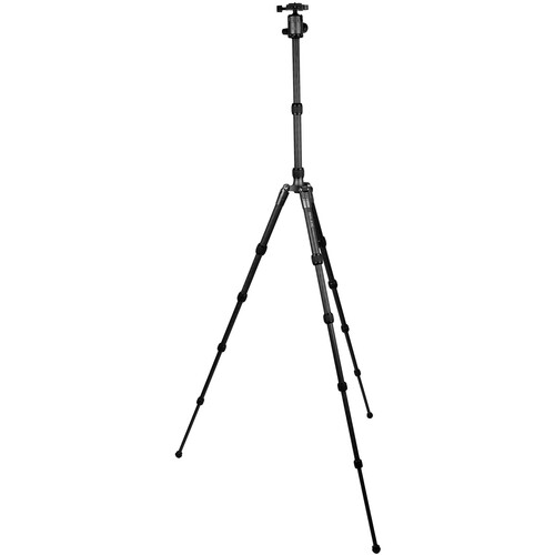 SLIK Rover C Trípode de Viaje Carbono con Cabezal Esférico 14.7 a 62 Pulgadas 11 lb Capacidad