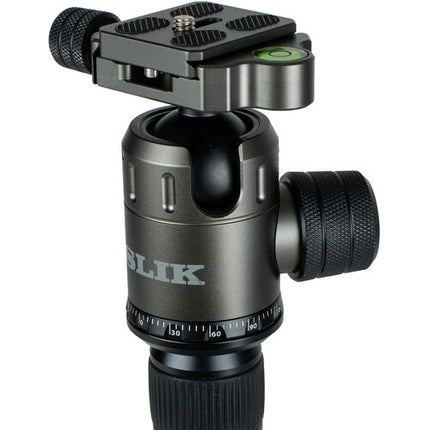 SLIK Rover C Trípode de Viaje Carbono con Cabezal Esférico 14.7 a 62 Pulgadas 11 lb Capacidad