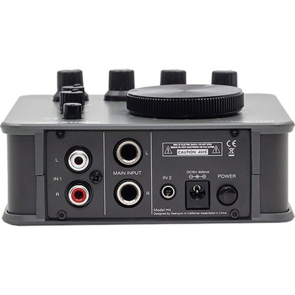 DEERSYNC H4 Amplificador Profesional de Auriculares 4 Canales y Controles Independientes