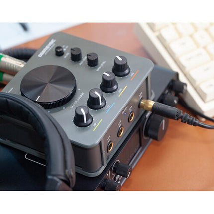 DEERSYNC H4 Amplificador Profesional de Auriculares 4 Canales y Controles Independientes