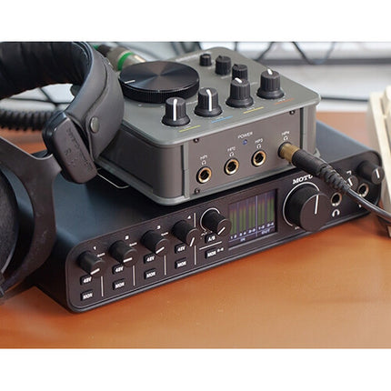 DEERSYNC H4 Amplificador Profesional de Auriculares 4 Canales y Controles Independientes