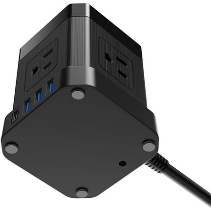 Uncaged Ergonomics Cube Regulador de Voltaje con Carga Inalámbrica 15W y 9 Salidas