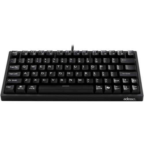 Adesso EasyTouch 610 teclado mecánico compacto USB 78 teclas 12 pulgadas