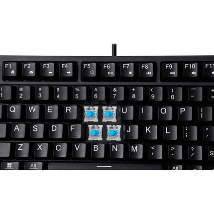 Adesso EasyTouch 610 teclado mecánico compacto USB 78 teclas 12 pulgadas