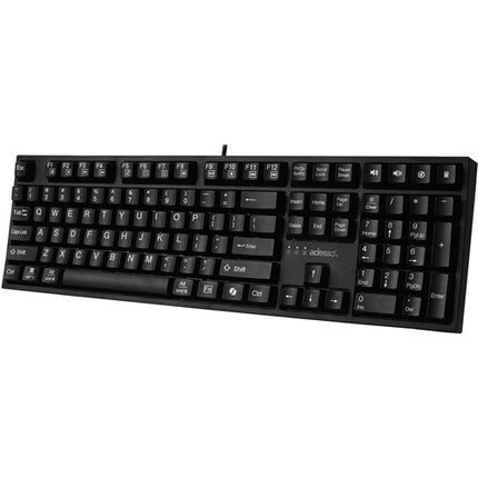 Adesso EasyTouch 670 Teclado Mecánico Negro Interruptores Azules Teclado Numérico